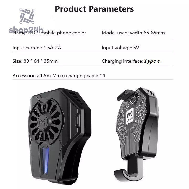 TẢN NHIỆT ĐIỆN THOẠI L01,DL01,DL05, X6, G6, AH101, H15 (TẶNG BAO TAY CHƠI GAME) | BigBuy360 - bigbuy360.vn