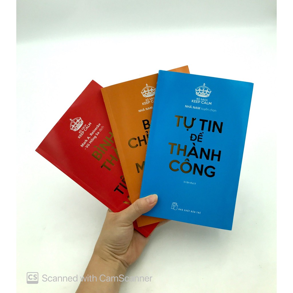 Sách - Bộ Keep Calm: Bạn Chỉ Sống Có Một Lần + Tự Tin Để Thành Công + Bỉnh Thản Và Tiếp Tục Vui Sống