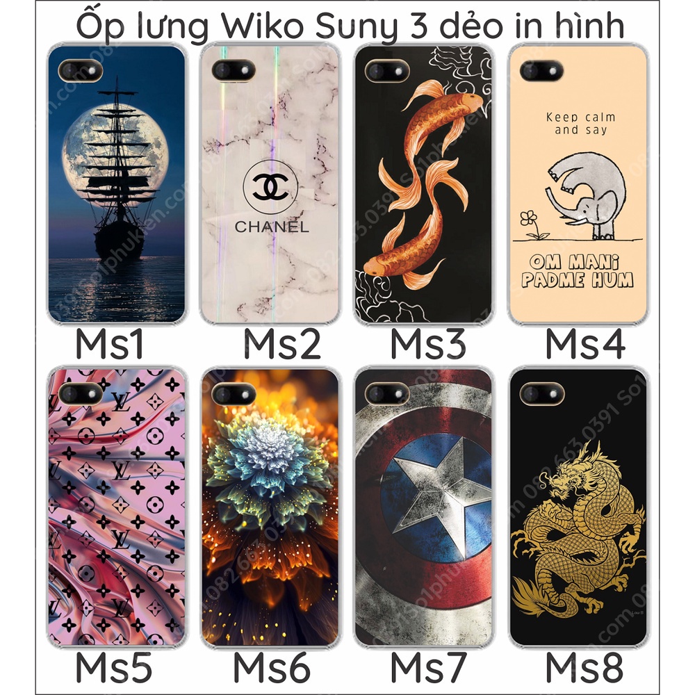 Ốp lưng Wiko Sunny 3 dẻo in hình dễ thương nhiều mẫu ( PHẦN 2)