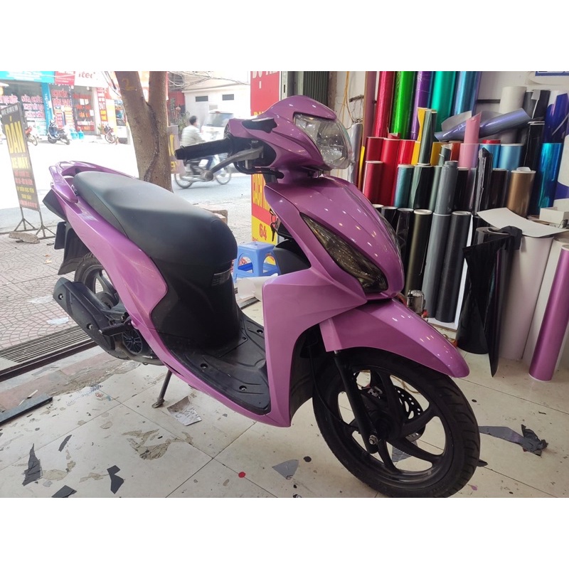 Decal nilong sơn cao cấp 3 lớp loại 1 cán nhám và bóng cho xe máy ô tô dài 60cm rộng 1m