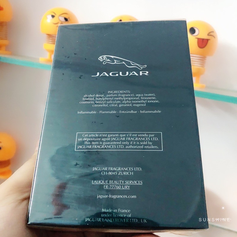🔴Nước Hoa Nam Jaguar Classic Black 100ml full seal