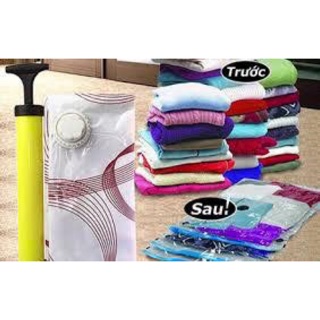 Bộ 8 túi hút chân không tăng kèm bơm hút bằng tay