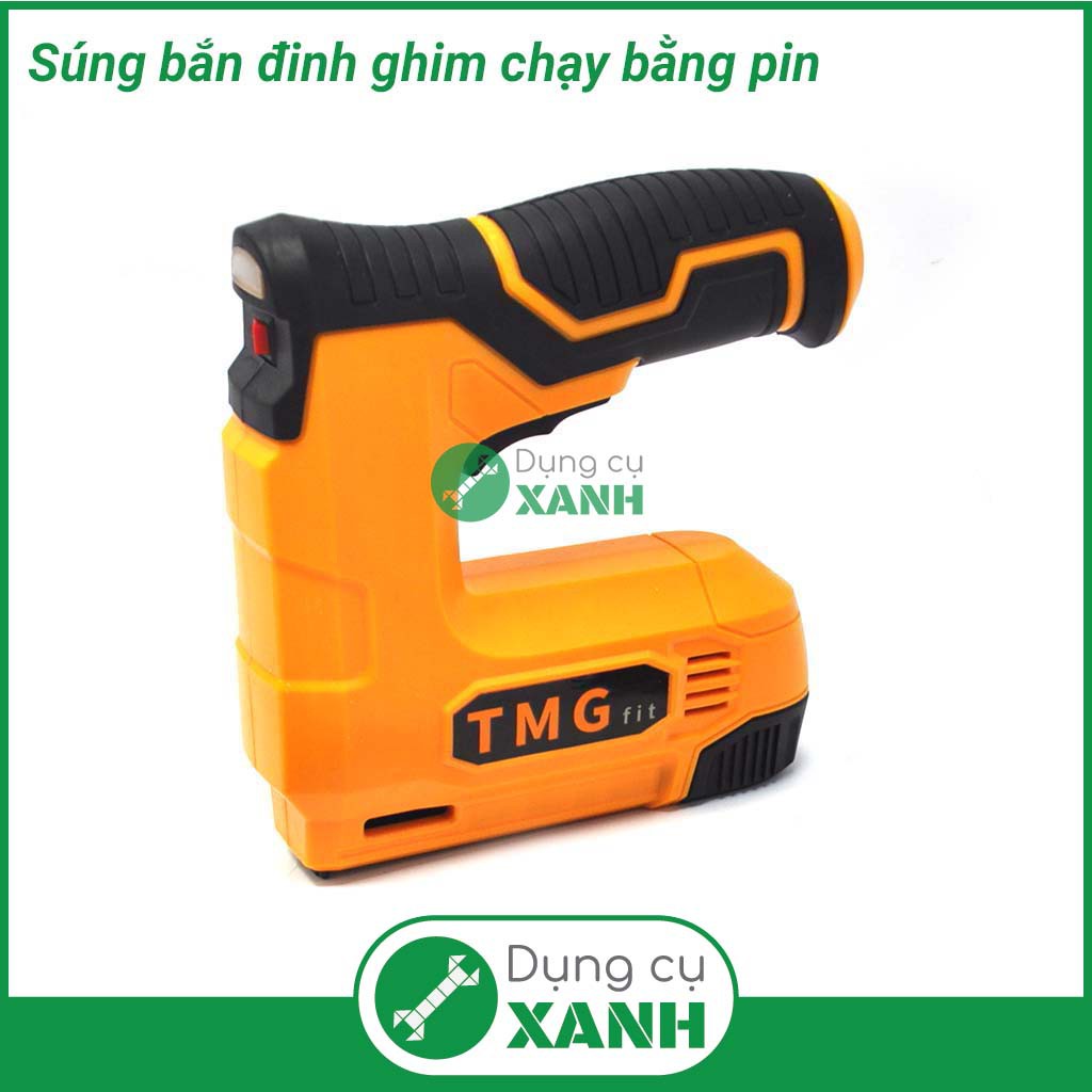 Súng bắn ghim đinh ghim gỗ chạy bằng pin TMG