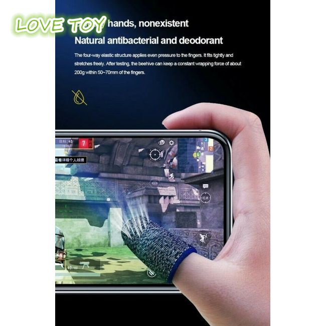 Cặp găng ngón tay chơi game PUBG dành cho điện thoại di động cảm ứng