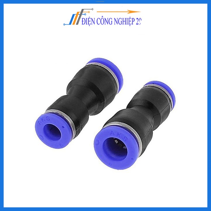 Hai đầu nối nhanh cắm ống thu đầu to đầu bé nối ống nhựa PU khí nén chất lỏng phun sương hơi nước