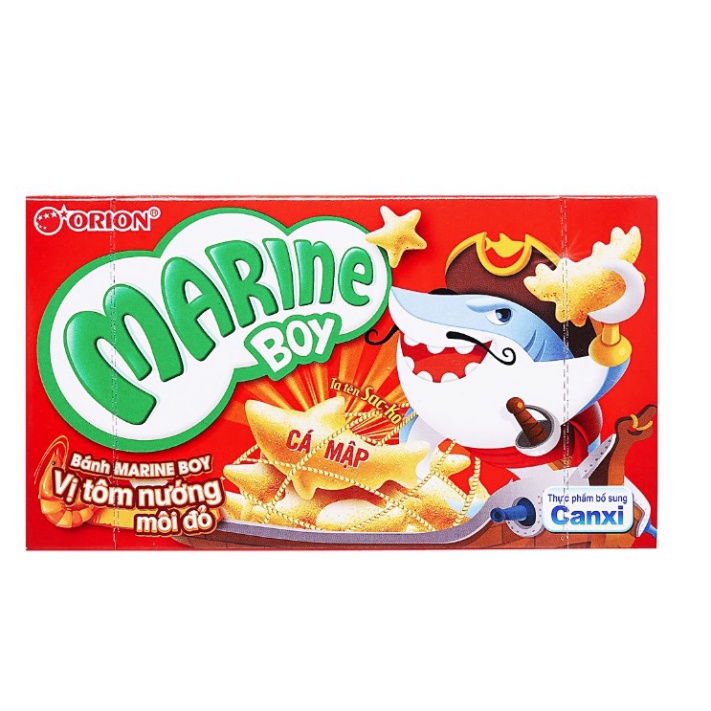 Hộp Bánh Cá Marine Boy 35g Các Vị