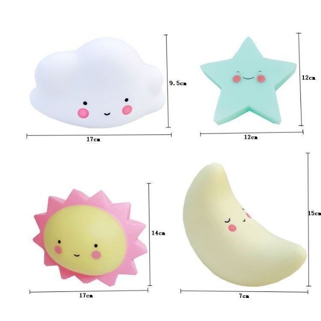 Đèn ngủ led silicone hình thú cho bé siêu cute