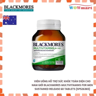 Viên uống hỗ trợ sức khỏe toàn diện cho nam giới Blackmores Multivitamins For Men Sustained Release 60 Tablets