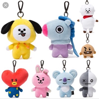 Gấu bông treo túi ( Plush bag charm BT21 )