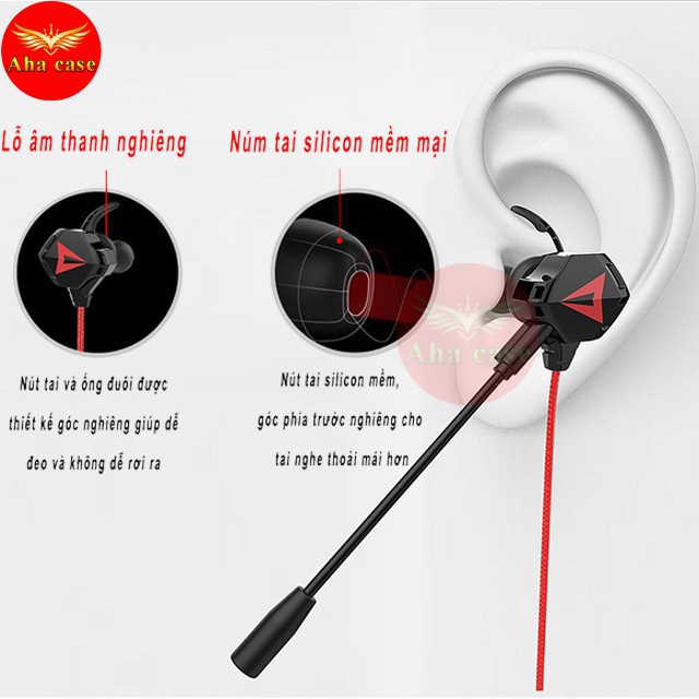 [Freeship] Tai nghe Game thủ chính hãng S2 SD DESIGN, chuẩn âm thanh, kèm mic rời, cực chất, chơi game pubg cực đã