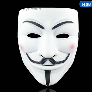 (hàng Mới Về) 1 Mặt Nạ Hóa Trang Halloween Hình Chữ V Và Chữ V Cho Nam