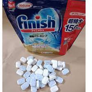 Viên rửa bát Finish Nhật 150 viên, Nước làm bóng Finish 800ml, Muối rửa bát Finish 1.2kg, Muối Finish 1.5kg