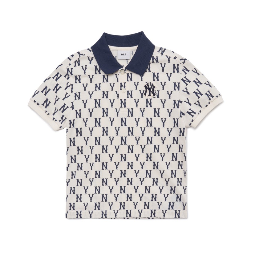 Áo Cộc Bé Trai, Áo POLO In Chữ N-Y Chất Cotton Cao Cấp cho Bé Từ 10 - 27kg MINKY BABY