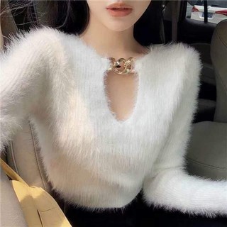 Áo lông mịn tiểu thư sang chảnh hàng cao cấp