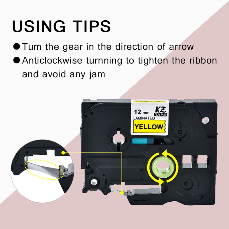 Cuộn Băng Keo 6 / 9 / 12 / 18 / 24mm Tương Thích Với Máy In Anh Trai TZe-231 tze231 tze131 PT-H110 PT-H107B PT-D450 PT-D600