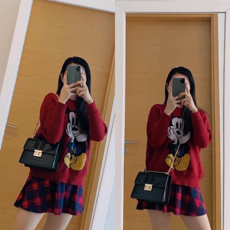 Túi quỳnh da rắn size 22 bản mới nhất xích bóng đẹp(k hộp) | BigBuy360 - bigbuy360.vn