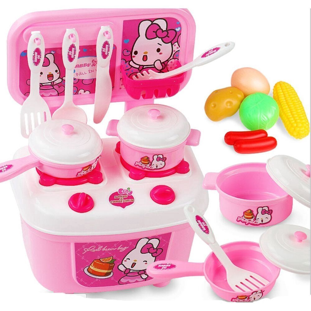 Bộ 16 món đồ chơi nấu ăn dễ thương dành cho bé gái