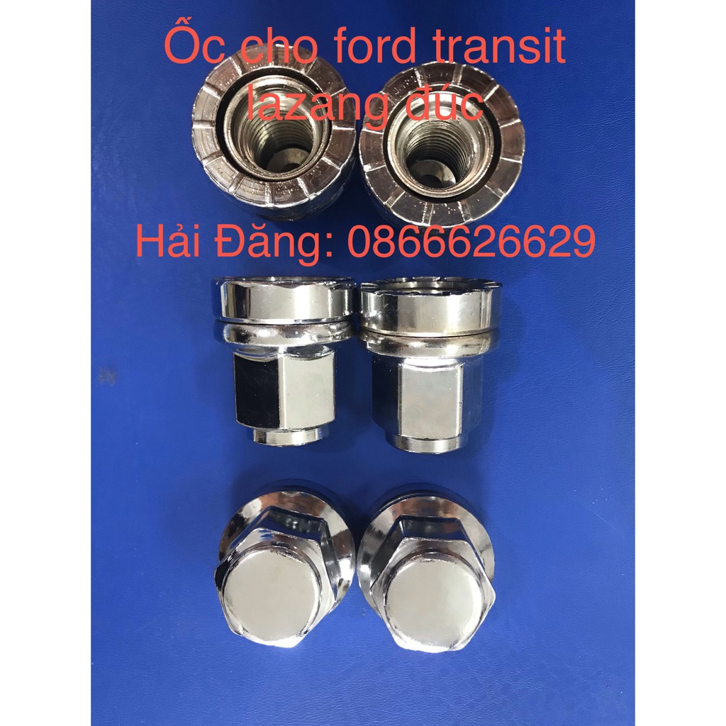Ốc lốp thép mạ Crom, Bulong lốp đúc nguyên khối, Ốc bánh xe Ford Transit