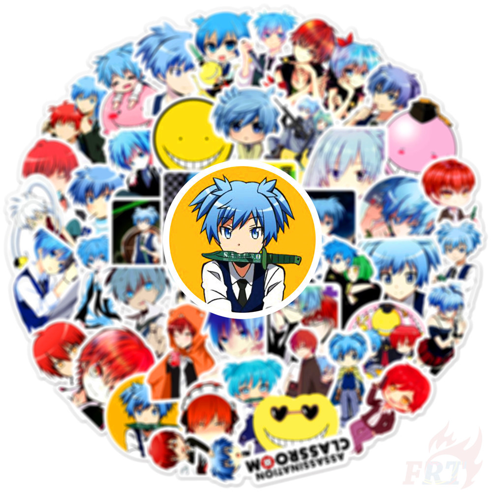 ❉ Assassination Classroom - Series 02 Anime Shiota Nagisa Korosensei Stickers ❉ 50Pcs/Set DIY Fashion Mixed Waterproof Doodle Decals Stickers