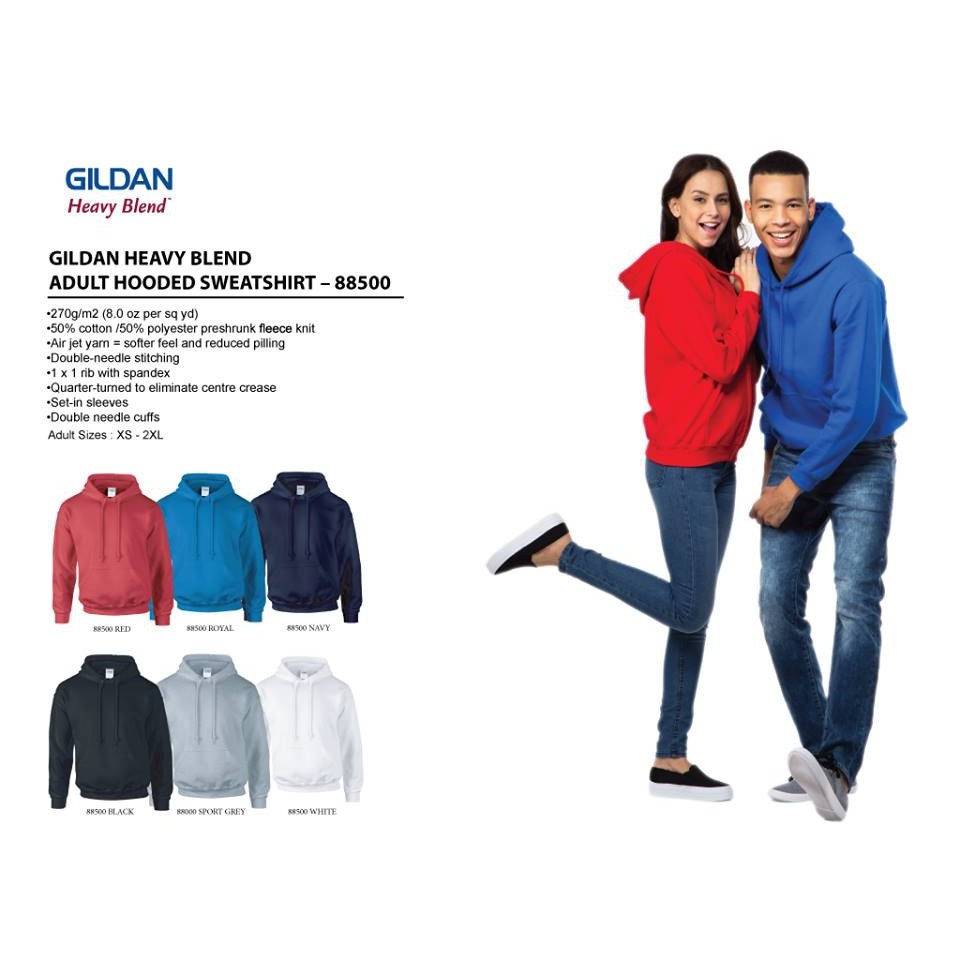 Áo Hoodie Gildan nhập khẩu - Gildan Heavy Blend Hooded Sweatshirt