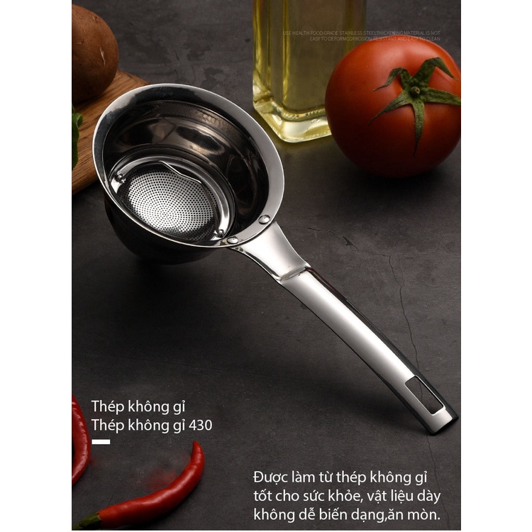 Phễu lọc đa chức năng, cho trà, cà phê, dầu, bột, nước sốt, đậu nành, chất  liệu thép không gỉ - LOKING