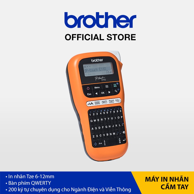 Máy in nhãn cầm tay Brother PT-E110