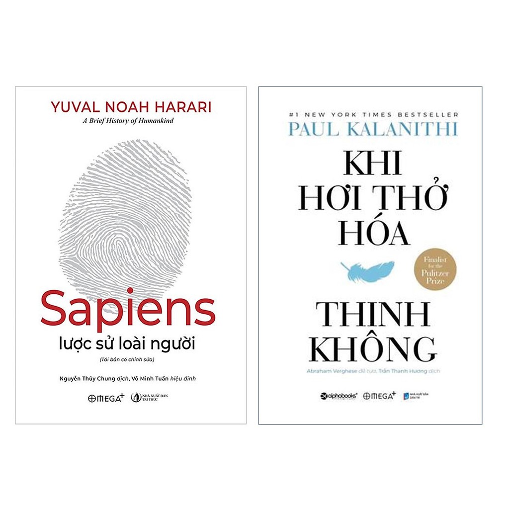 Sách - Combo Sapiens Lược Sử Loài Người + Khi Hơi Thở Hóa Thinh Không [AlphaBooks]