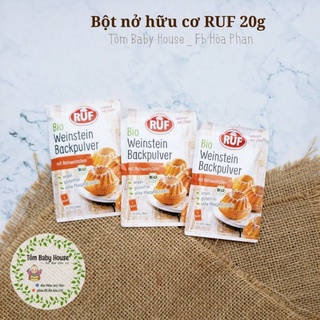 Bột nở hữu cơ RUF 20g làm bánh cho bé ăn dặm