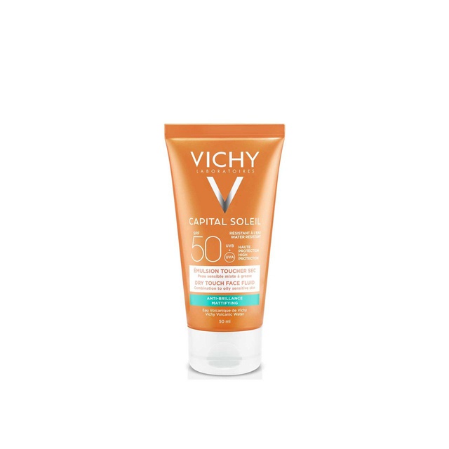 Kem Chống Nắng Vichy Emusion Ideal Soleil SPF50 Mattifying Face Fluid Dry Touch