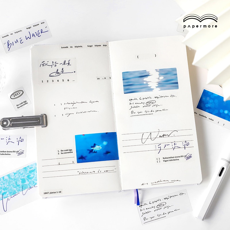 Sticker Dán Trang Trí Sổ Tay Nhật Ký 8 Kiểu Dáng