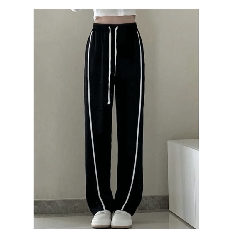 Plus-size Women's Autumn Fashion Street Style High Waist Casual Pants