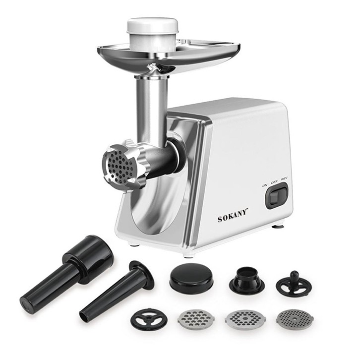 Máy đùn thịt, máy xay thịt cá nhanh chóng, an toàn Chính hãng Sokany 2500W