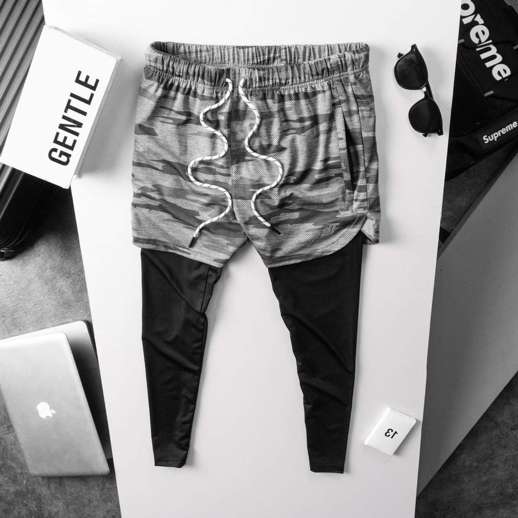 Quần short legging dài chính hãng Bentino – 2083