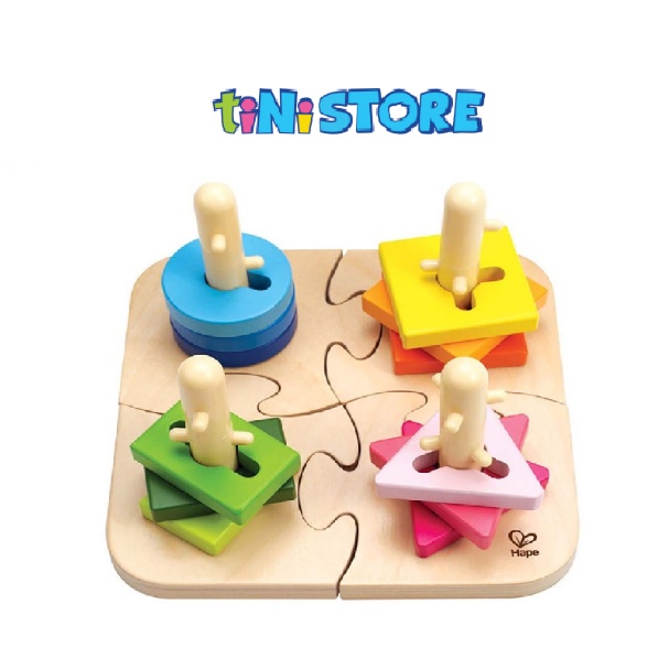 tiNiStore-Đồ chơi xếp khối sáng tạo Hape E0411A
