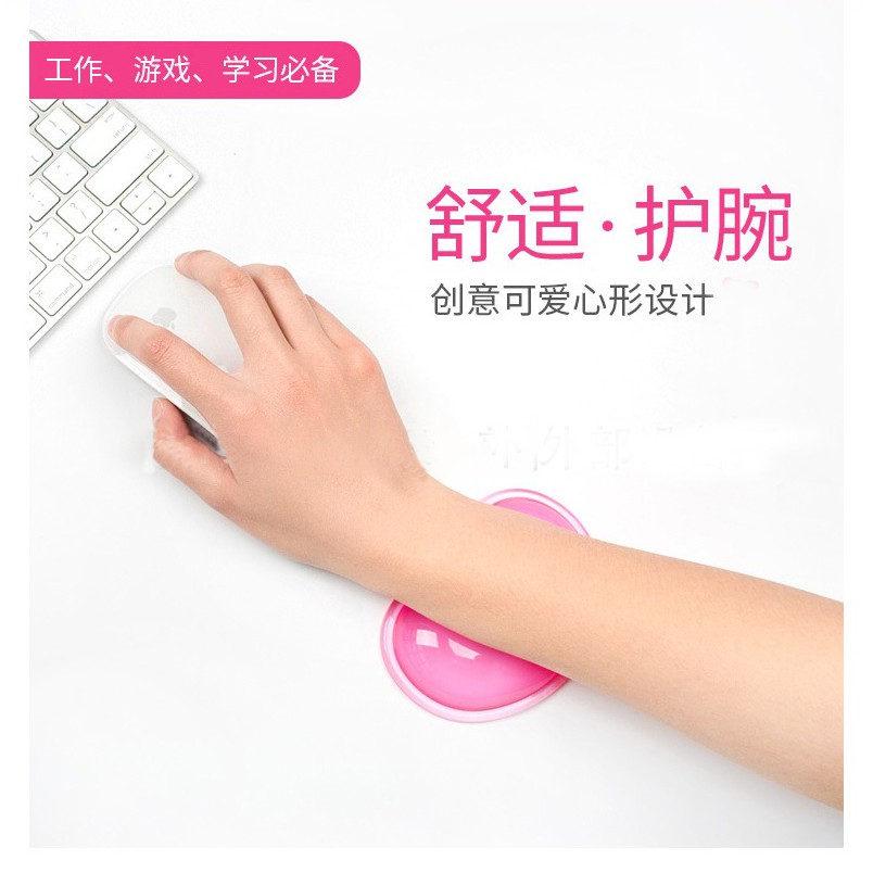 Silicone Miếng Lót Chuột Silicon Trong Suốt Hình Trái Tim