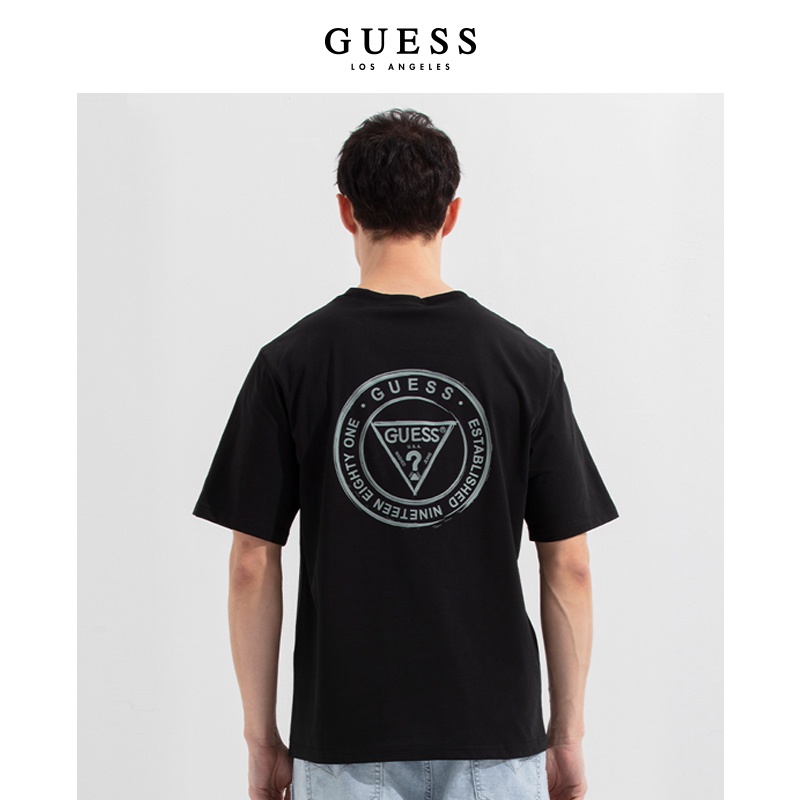 Áo Thun Tay Ngắn In Chữ Guess Thiết Kế Mới Thời Trang Cho Nam 2049418K