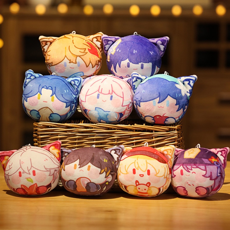 30cm Genshin Paimon Plush Pillow Soft Toy Cushion Pillows Game Characters Collection kid gift