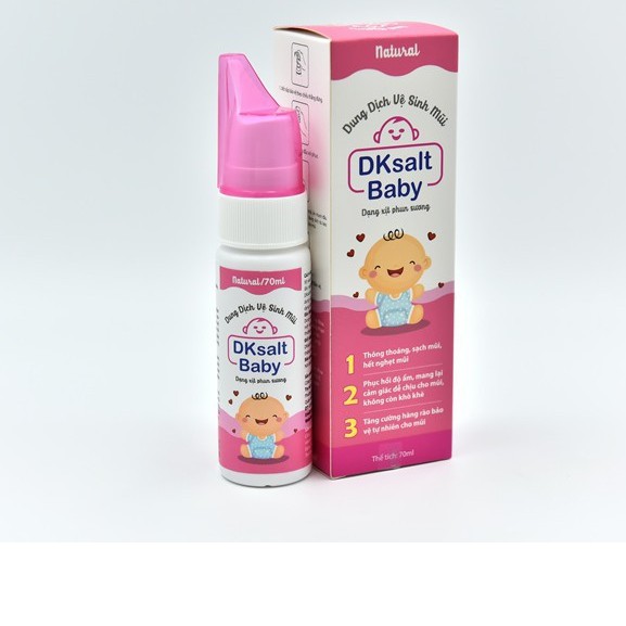 Xịt mũi Dksalt baby 60ml