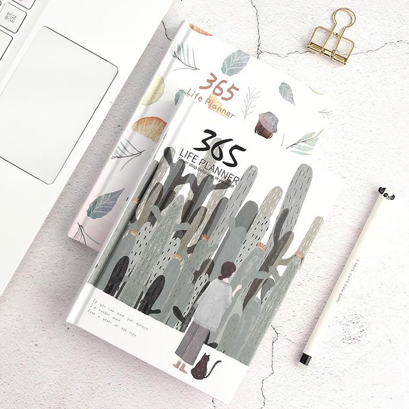 365 Ngày Nhật Ký Cá Nhân Planner Hardcover Notebook Nhật Ký 2021 Văn Phòng Lịch Trình Hàng Tuần Ghi Chép Cuộc Sống