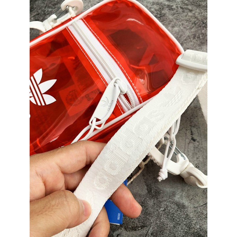 ⚡️ FREE SHIP⚡️ Túi Adidas đeo chéo mini màu đỏ Tinted Festival Crossbody Bag XUẤT DƯ FULL TEM TAG CODE | CM3845