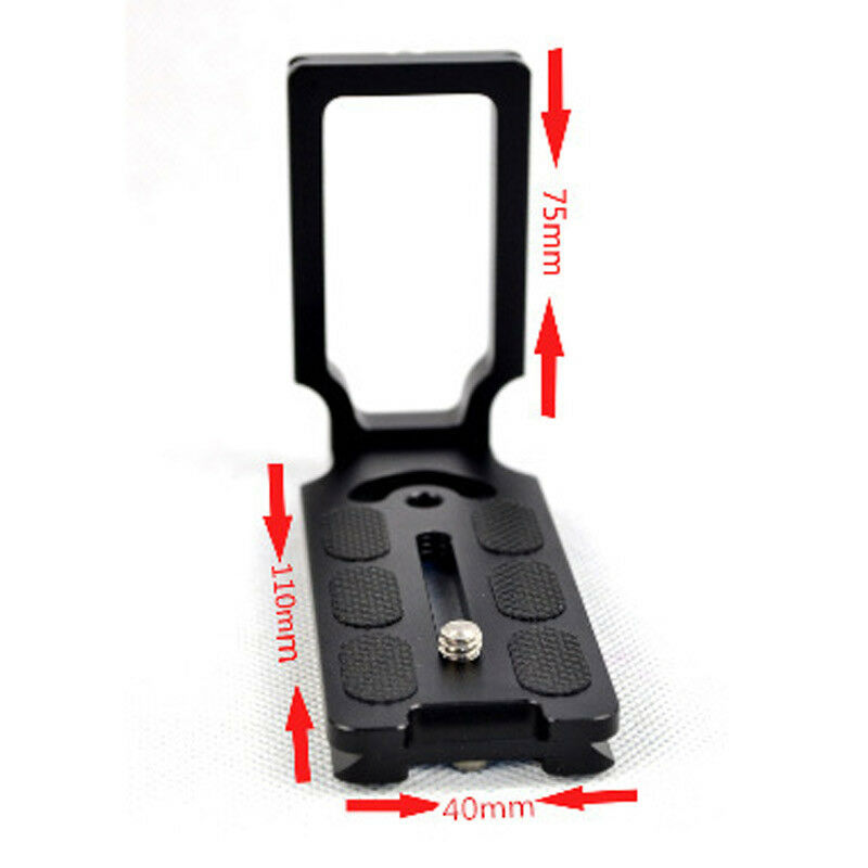 in stockMPU105 Universal Quick Release L Plate Bracket For Nikon D7200 D5300 D810a D500 80D SLR Camera Tripod Head Camera Plate