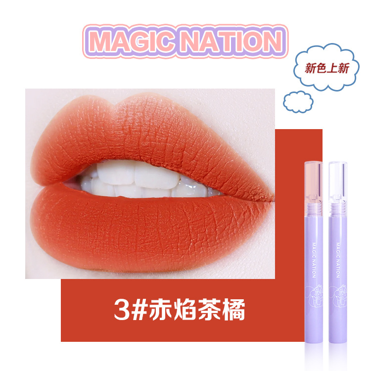 [Hàng mới về] Son Môi Dạng Lỏng Dưỡng Ẩm Màu Mềm Mịn Thời Trang | BigBuy360 - bigbuy360.vn