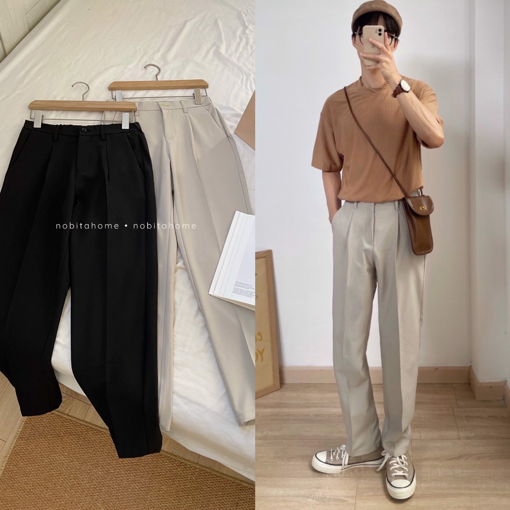 NOBITA HOME - QUẦN TÂY DÀI NỬA LƯNG CHUN MARSEILLE