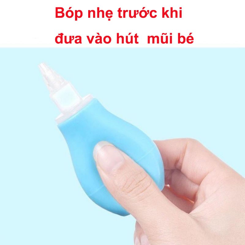 ỐNG BÓP HÚT MŨI AN TOÀN CHO BÉ Silicone