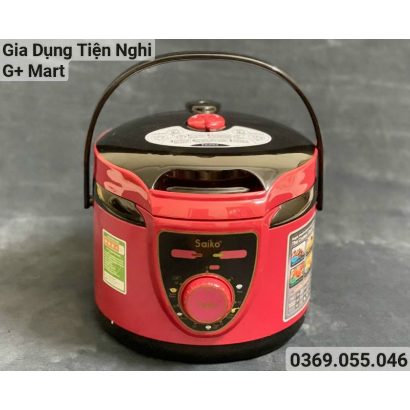 Nồi Áp Suất Điện/ Nồi Hầm Điện Đa Năng SAIKO EPC418 5,0L 900W Bảo hành 18 tháng - Giadungtiennghigmart