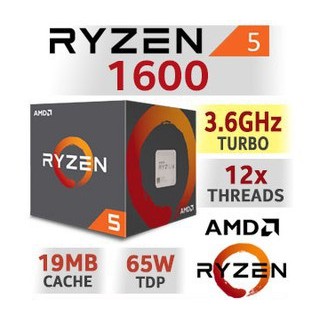 CPU AMD RYZEN 5 1600 6 nhân xử lý 3.2 - 3.6 GHZ, hàng cũ | BigBuy360 - bigbuy360.vn