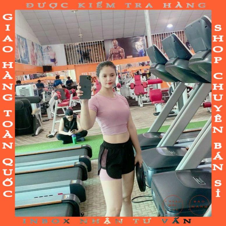 Bộ quần áo tập gym,yoga,thể thao nữ đùi(kèm mút) pthanh