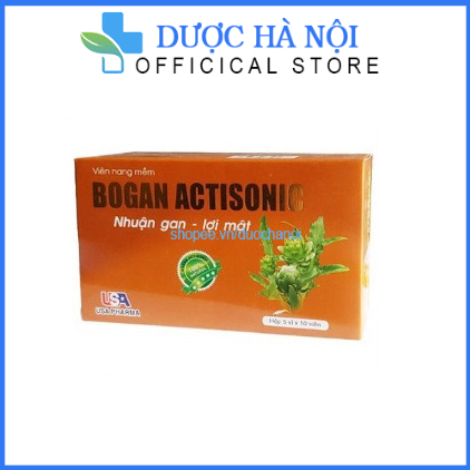 Viên uống bổ gan Actisonic giúp giải độc gan, bảo vệ bào gan, tăng cường chức năng gan - Hộp 50 viên