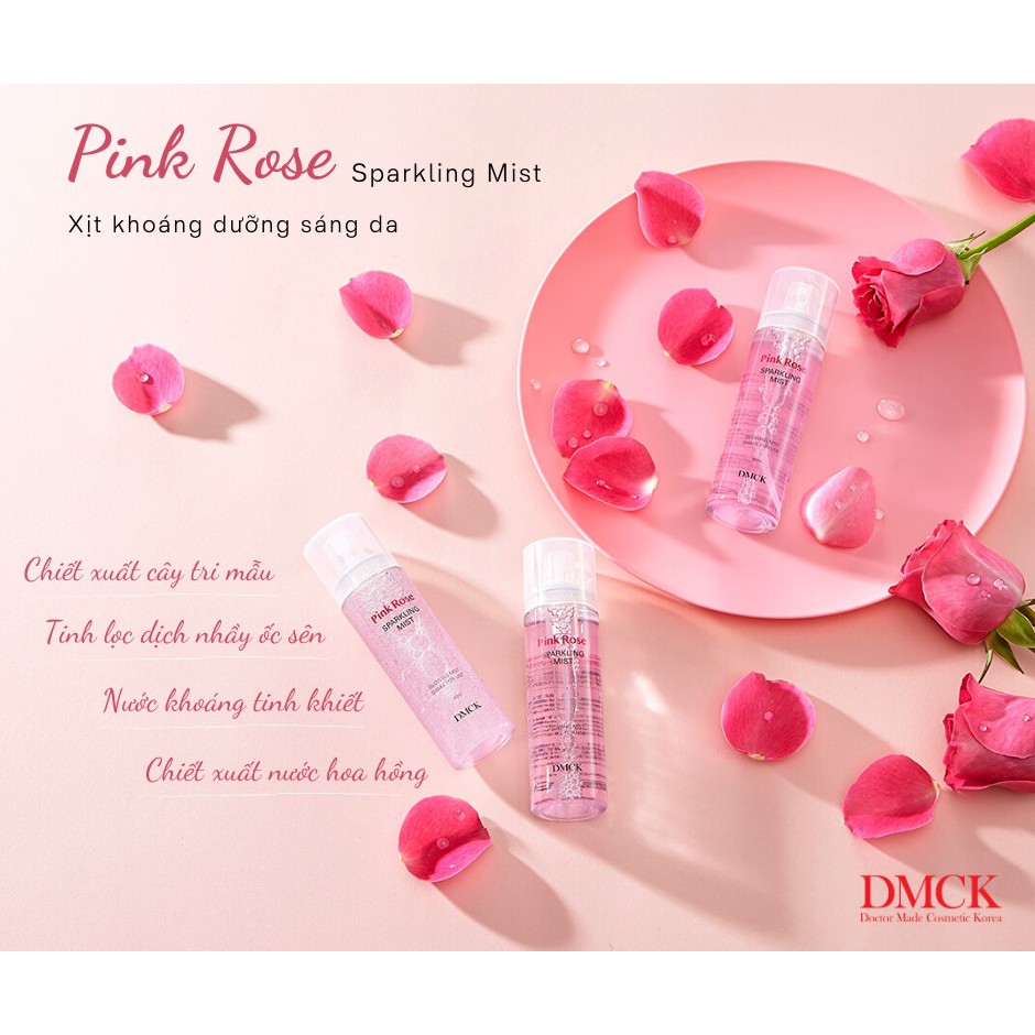 Xịt Khoáng Dưỡng Trắng 🥰 FREESHIP 🥰 Giảm 10k khi nhập mã [KASHOP10K] Pink Rose Sparkling Mist | BigBuy360 - bigbuy360.vn