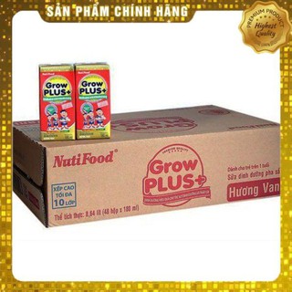 SỮA BỘT PHA SẴN GROWPLUS SDD HƯƠNG VANI (THÙNG 48 HỘP 180ML) KHÁNH NGỌC SUPERMAKET